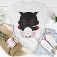 Cat Cut Cat Cat Lovers Black Cat Funny Cat Birthday Cat Gift Cat Danger Kitty V2 Unisex T-Shirt Funny Gifts