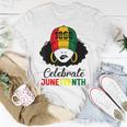 Celebrate Junenth 1865 Black Girl Magic Melanin Women Unisex T-Shirt Unique Gifts