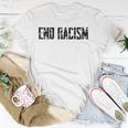 Civil Rights End Racism Mens Protestor Anti-Racist Unisex T-Shirt Unique Gifts