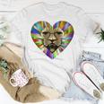 Colored Lion Heart Unisex T-Shirt Funny Gifts