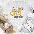 Corgi Set Sticker Design Funny Corgi Set Stickers Unisex T-Shirt Funny Gifts