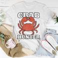 Crab Hunter Seafood Hunting Crabbing Lover Claws Shellfish Unisex T-Shirt Unique Gifts