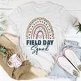 Cute Rainbow Field Squad Last Day Of School Field Leopard Unisex T-Shirt Unique Gifts