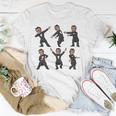 Dancing Abraham Lincoln 4Th Of July Boys Girls Kids Unisex T-Shirt Unique Gifts