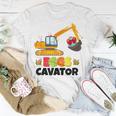 Excavator Shirts For Toddler Boys Girls Easter Eggs Cavator Unisex T-Shirt Funny Gifts