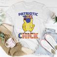 Fourth Of July 4Th Cute Patriotic Chick American Flag Gift Unisex T-Shirt Unique Gifts