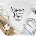 Funny Housewarming Home Accessories Welcome Please Leave By 9 Pm Sleeveless Top 435 Trending Shirt Unisex T-Shirt Funny Gifts