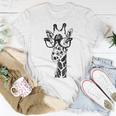 Giraffe With Glasses Unisex T-Shirt Funny Gifts