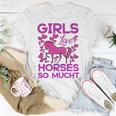 Girls Love Hhoresed So Much Unisex T-Shirt Funny Gifts