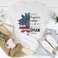 Happiness Is Being A Gmaw Sunflower 4Th Of July Unisex T-Shirt Unique Gifts