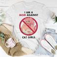 I Am A Mom Against Cat Girls V2 Unisex T-Shirt Funny Gifts