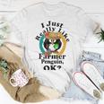 I Really Like Farmer Penguin Ok Unisex T-Shirt Funny Gifts