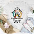 I Really Like Roman Soldier Penguin Ok Unisex T-Shirt Funny Gifts