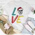 Love My Xmas Miniature Schnauzer Unisex T-Shirt Funny Gifts