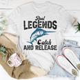 Loving Fish Reel Legends Catch And Release Unisex T-Shirt Funny Gifts