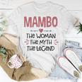 Mambo Grandma Mambo The Woman The Myth The Legend T-Shirt Funny Gifts