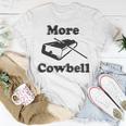 Mens More CowbellShirt Funny Novelty Sarcastic Graphic Adult Humor Tee 175 Trending Shir Unisex T-Shirt Funny Gifts