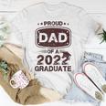 Mens Proud Dad Of A Class Of 2022 Graduate Senior Graduation Best Unisex T-Shirt Unique Gifts