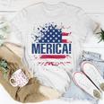 Merica S Vintage Usa Flag Merica Tee Unisex T-Shirt Unique Gifts