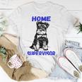 Miniature Schnauzer Home Supervisor Child Wrangler Multi Tasking Dog Unisex T-Shirt Funny Gifts