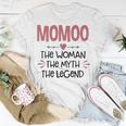 Momoo Grandma Momoo The Woman The Myth The Legend T-Shirt Funny Gifts
