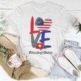 Oncology Nurse Rn 4Th Of July Independence Day American Flag Unisex T-Shirt Funny Gifts