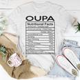 Oupa Grandpa Oupa Nutritional Facts T-Shirt Funny Gifts