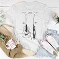 Patent Drawing Old Acoustic Guitar Unisex T-Shirt Funny Gifts