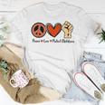 Protect Our Kids End Guns Violence Wear Orange Peace Sign Unisex T-Shirt Unique Gifts
