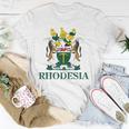 Rhodesia Coat Of Arms Zimbabwe Funny South Africa Pride Gift Unisex T-Shirt Unique Gifts