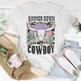 Simmer Down Cowboy Western Style Gift Unisex T-Shirt Funny Gifts