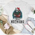 Skeleton Santa I Regret Nothing Christmas Unisex T-Shirt Funny Gifts