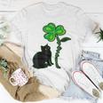 St Patricks Day Black Cat My Lucky Charm Unisex T-Shirt Funny Gifts