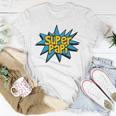 Super Papi Comic Book Superhero Spanish Dad Graphic Unisex T-Shirt Unique Gifts