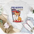 The Queen’S Platinum Jubilee 1952-2022 Corgi Union Jack Unisex T-Shirt Unique Gifts