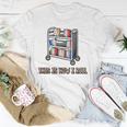This Is How I Roll Librarian Gifts Bookworm Reading Library Unisex T-Shirt Unique Gifts