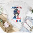 Womens Patriotic Pregnant Af Baby Reveal 4Th Of July Pregnancy V2 Unisex T-Shirt Funny Gifts