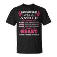 Amber Name And God Said Let There Be Amber T-Shirt