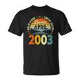 Awesome Since April 2003 Vintage 19Th Birthday Unisex T-Shirt