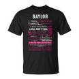Baylor Name Baylor Name T-Shirt