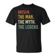 Breslin Name Shirt Breslin Family Name Unisex T-Shirt