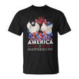 Chicken Chicken Chicken America 4Th Of July Independence Day Usa Fireworks V3 Unisex T-Shirt