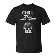 Chill Bro Cool Sloth On Tree Unisex T-Shirt