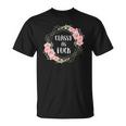 Classy As Fuck Floral Wreath Polite Offensive Feminist Gift Unisex T-Shirt