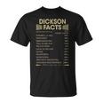 Dickson Name Dickson Facts T-Shirt