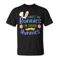 Forget The Bunnies Im Chasing Hunnies Funny Boys Easter Gift Unisex T-Shirt