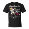 Friends Dont Let Friends Fight Lockedin Syndrome Alone Unicorn Silver Ribbon Lockedin Syndrome Lockedin Syndrome Awareness Unisex T-Shirt