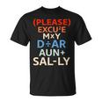 Funny Please Excuse My Dear Aunt Sally Lovers Math Unisex T-Shirt