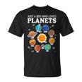 Just A Boy Who Loves Planets Funny For Boys Kids Unisex T-Shirt