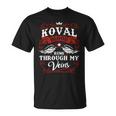 Koval Name Shirt Koval Family Name V3 Unisex T-Shirt